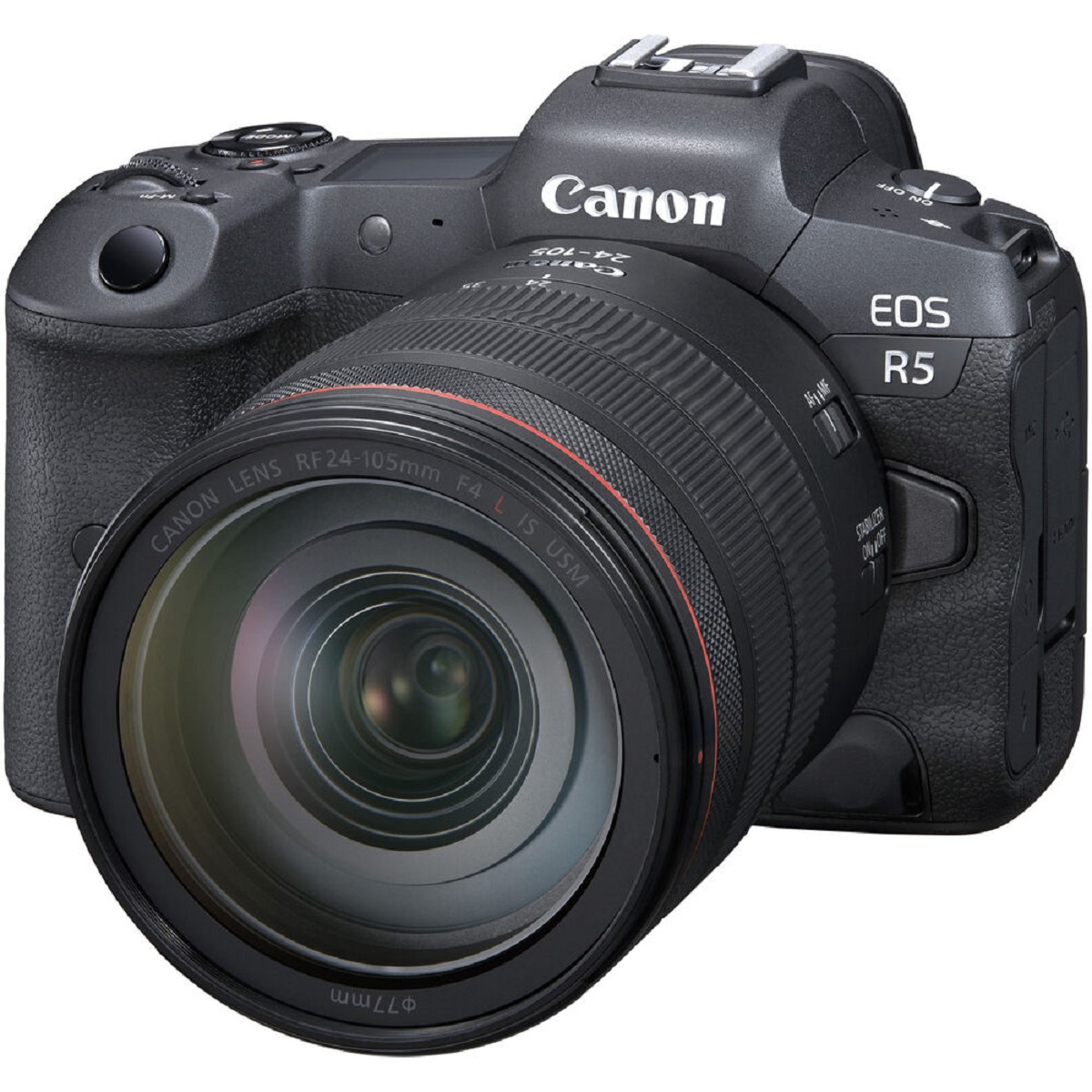 Canon EOS R5 Mirrorless Digital Camera with 24-105mm F/4L IS USM Lens Canon EOS R5 Mirrorless Digital Camera with 24-105mm F/4L IS USM Lens