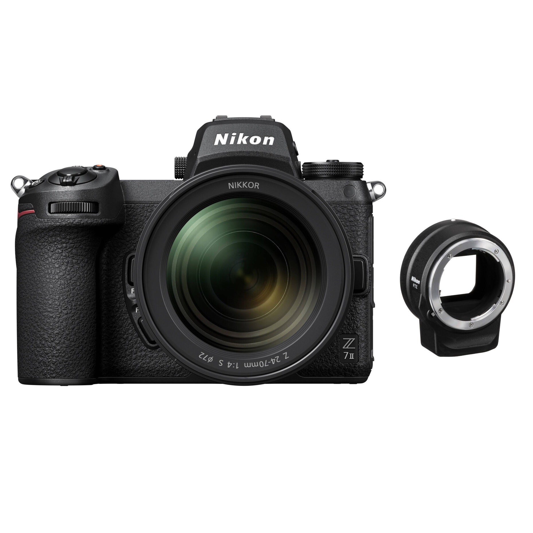 Nikon Z 7II Mirrorless Digital Camera with 24-70mm f/4 Lens and FTZ Adapter Kit Nikon Z 7II Mirrorless Digital Camera with 24-70mm f/4 Lens and FTZ Adapter Kit